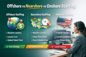 Offshore vs Nearshore vs Onshore Staffing: What’s Best Now?