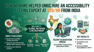 How Neuhire Helped UMGC Hire an Accessibility Testing Expert at $20/HR from India