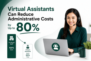 How Virtual Assistants Can Reduce Administrative Costs by Up to 80%